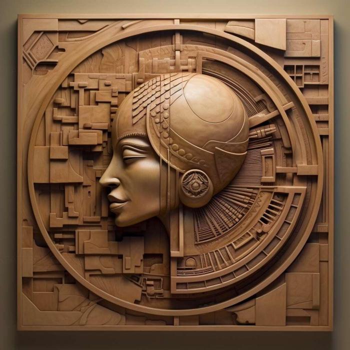 نموذج ثلاثي الأبعاد لآلة CNC 3D Art 